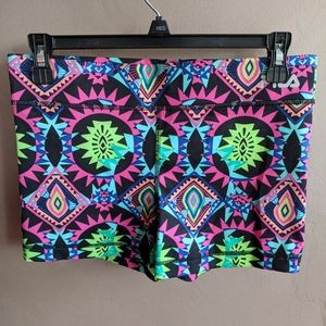 Fila Women's Multi Colored Workout Shorts